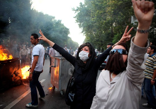 brave Iranian women, June 2009